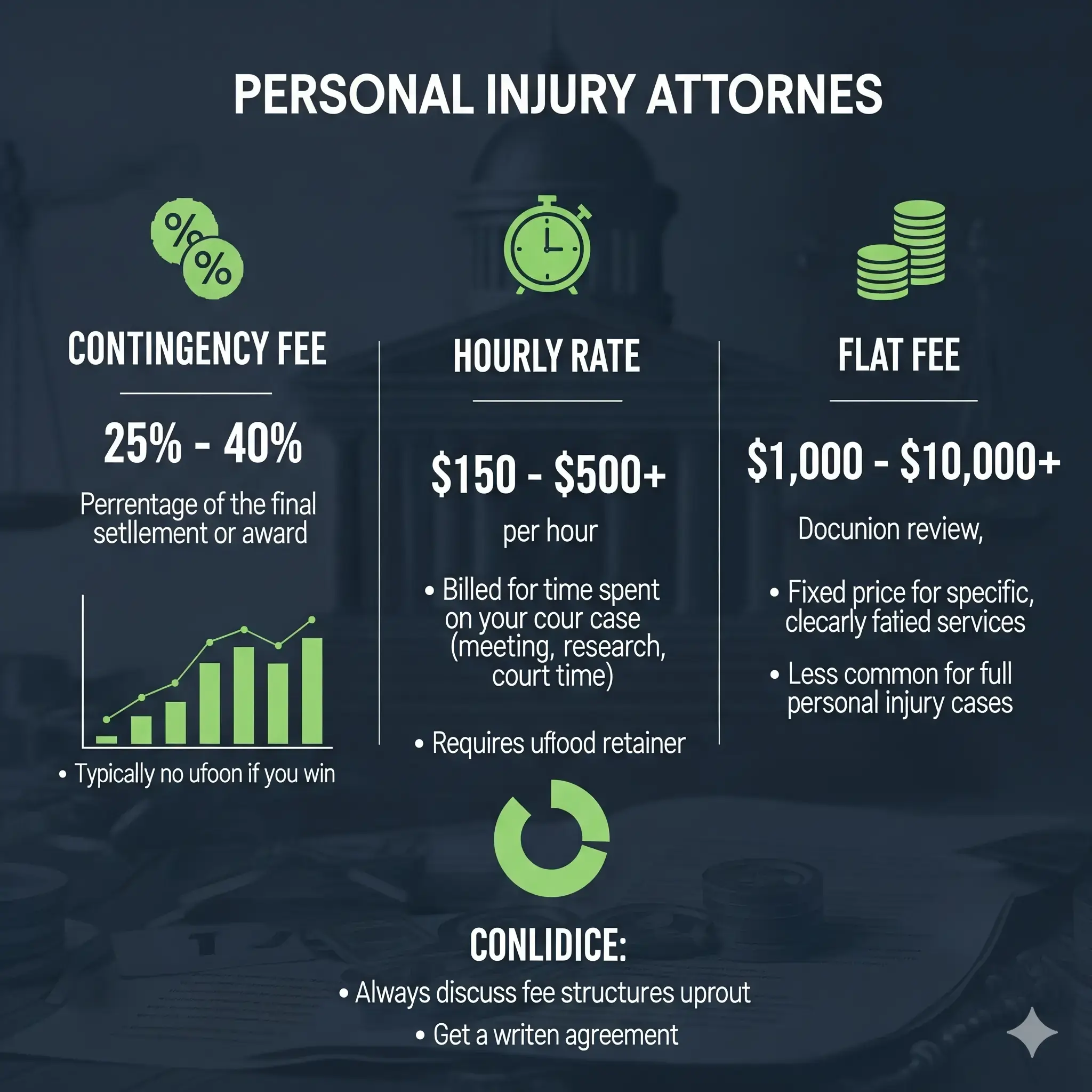 How much do good personal injury attorneys cost in different billing structures