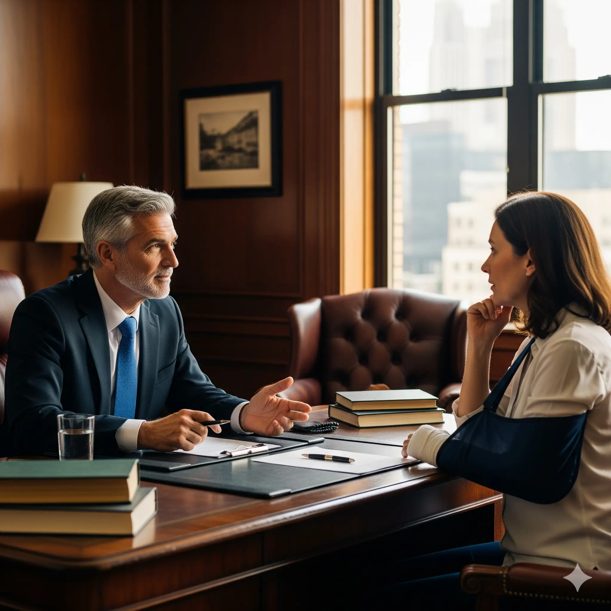 What makes a good personal injury attorney representing clients professionally