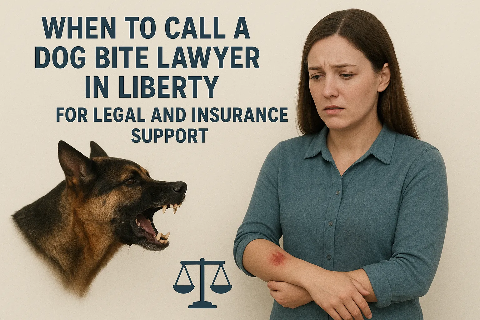 When Should I Call a Dog Bite Lawyer in Liberty