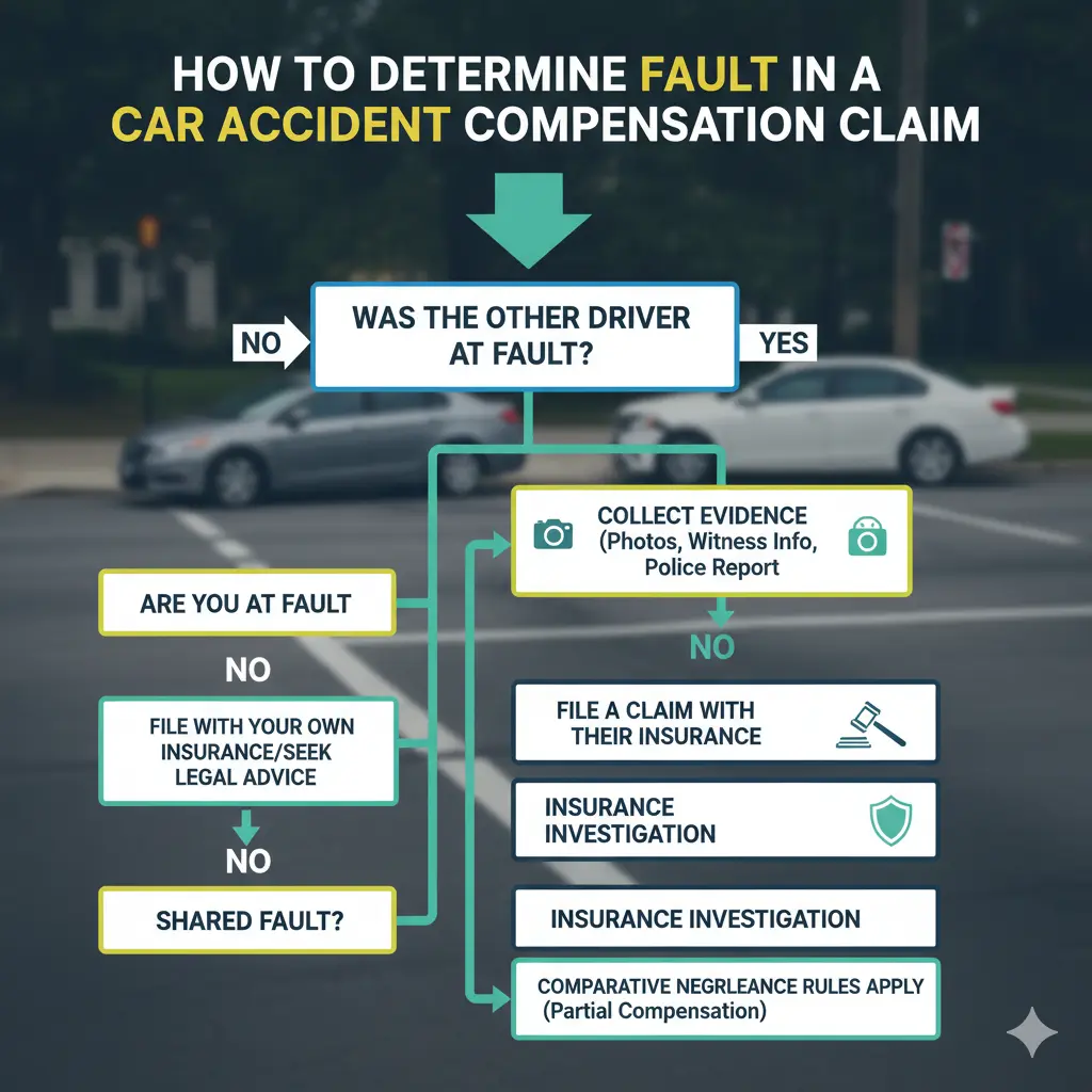 How to Determine Fault in a Car Accident Compensation Claim