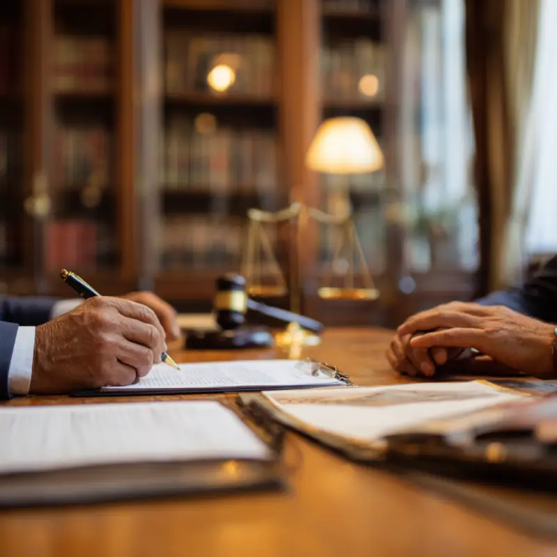 Client consulting how to find the best personal injury attorney near me for legal advice