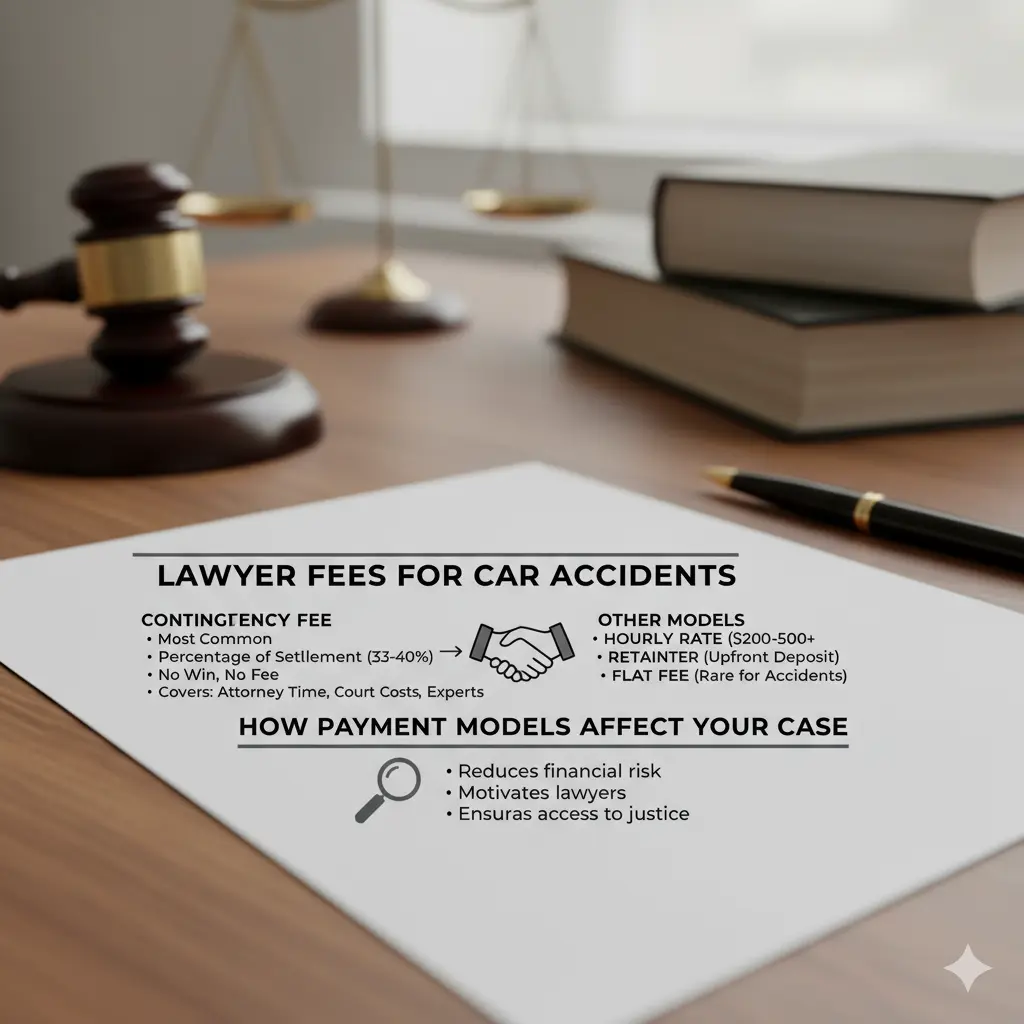 What Is the Lawyer Fee for a Car Accident