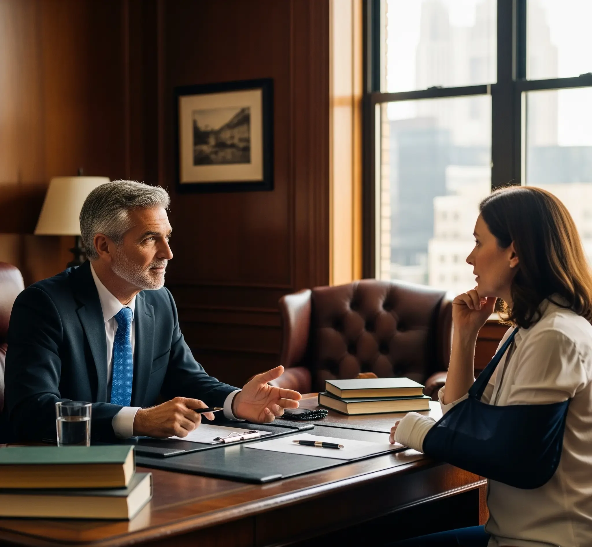 What makes a good personal injury attorney representing clients professionally