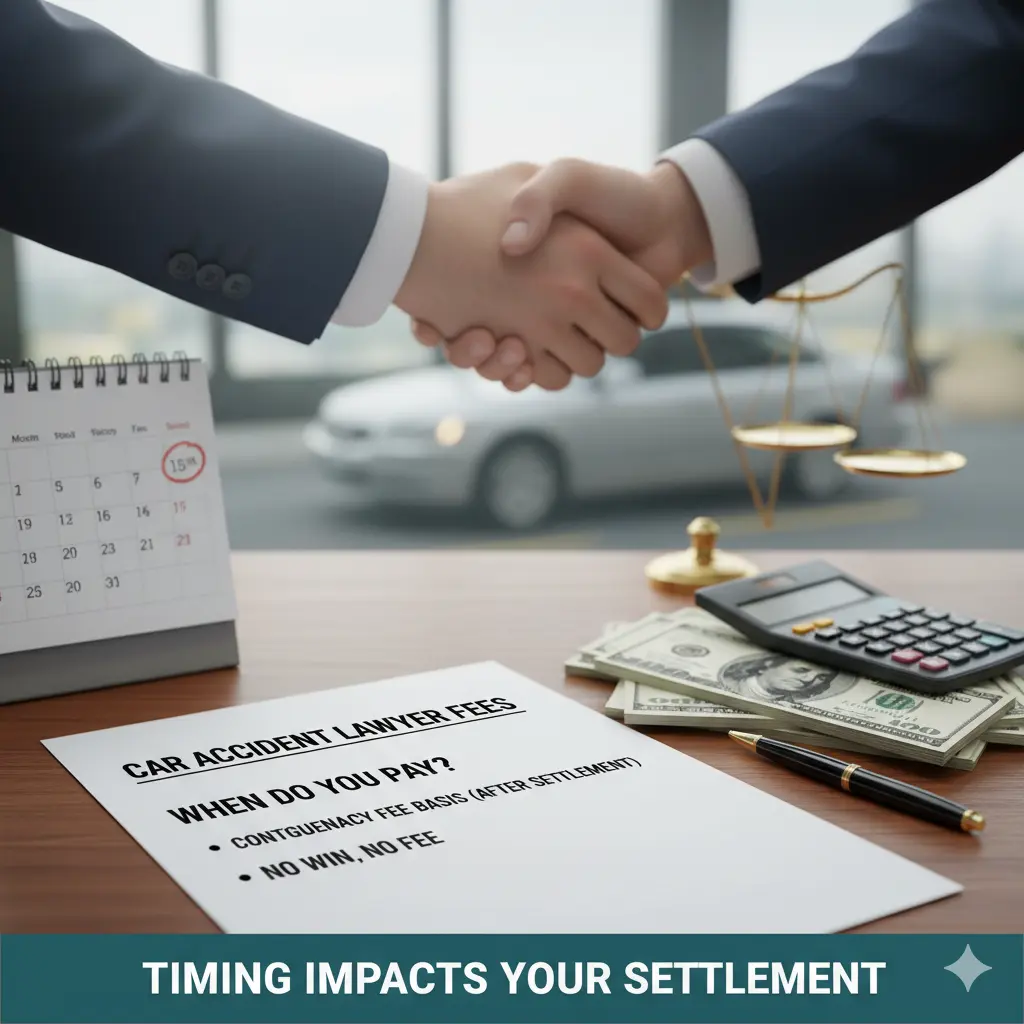 When Do You Have to Pay Car Accident Lawyer Fees