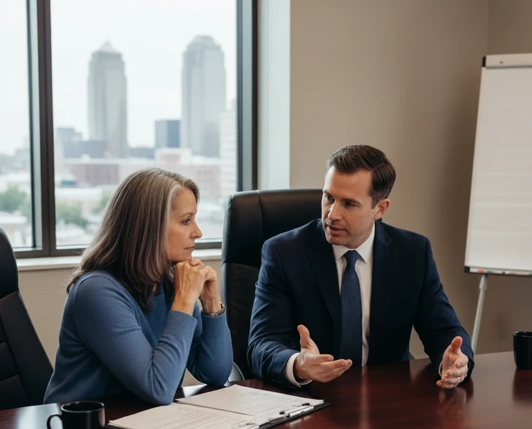 Attorney explaining can a Kansas truck accident attorney handle 18-wheeler crash cases