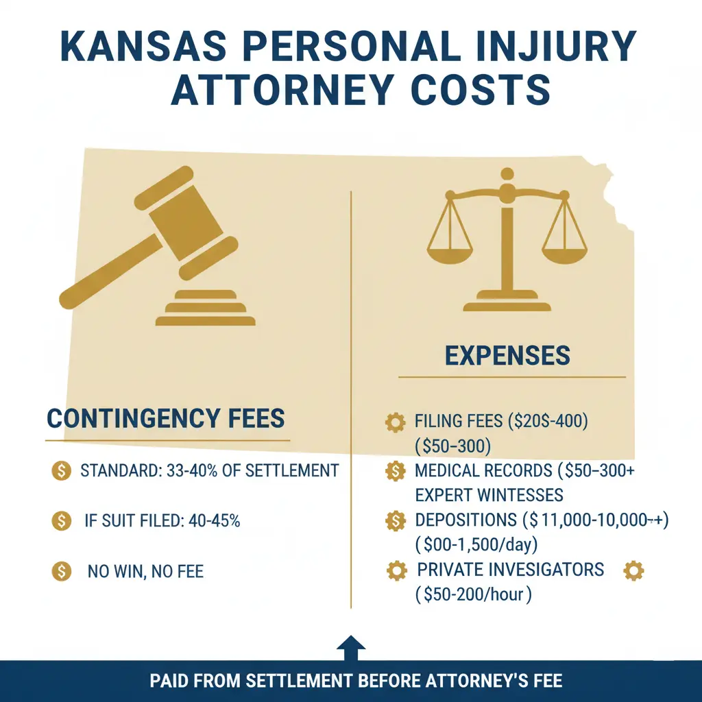 How much does a personal injury attorney in Kansas cost explained by Empower Injury Law