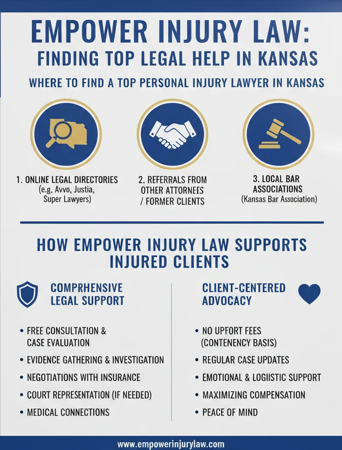 Where can I find a top personal injury lawyer in Kansas explained by Empower Injury Law
