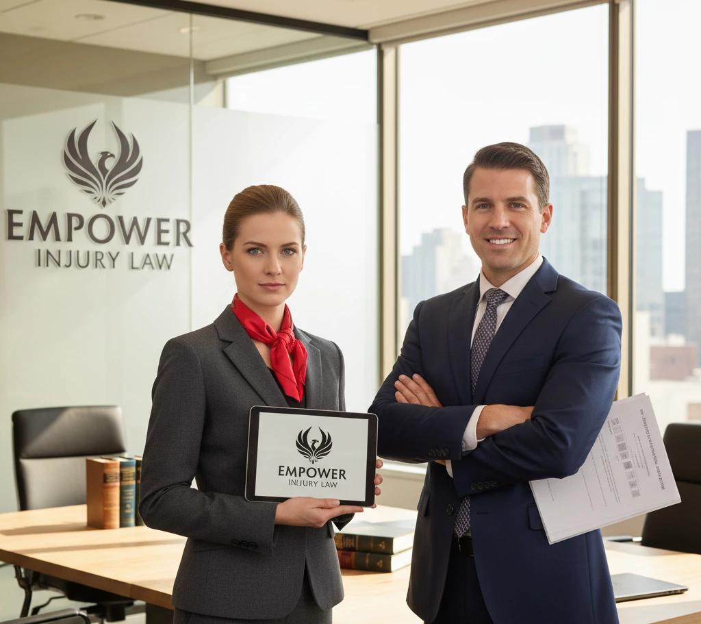 lawyer in Missouri helping client at Empower Injury Law office